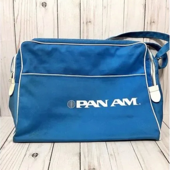 Vintage PAN AM Flight Attendant overnight bag - HALLOWEEN Retro Stewardess - Picture 1 of 10
